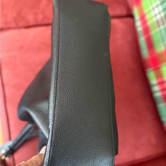 Black Leather Men's Bag - Picture 1 of 6